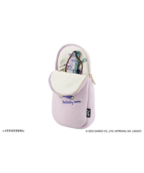 Zoff（ゾフ）の「Zoff｜はぴだんぶい  メガネ・サングラスケース｜化粧ポーチ ｜可愛い｜ギフト グッズ｜ポチャッコ・ハンギョドン・タキシードサム・あひるのペックル・けろけろけろっぴ・バッドばつ丸（メガネ・レディース・ピンク/グリーン/オレンジ/パープル/ブルー/ライトブルー・FREE）」の14枚目の写真