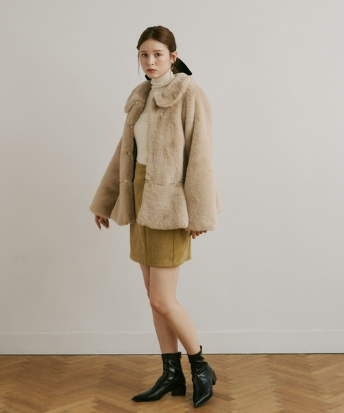 Olu.(オルドット)の「ポインテッドトゥブーツ(ブーツ・レディース・ブラック/キャメル・37/39/35)」の4枚目の写真