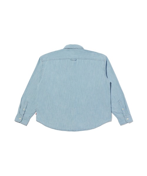 Levi's（リーバイス）の「Levi's/リーバイス ロングスリーブ ボックスシャツ（シャツ/ブラウス・メンズ・ライトインディゴブルー・XL/S/M/L）」の3枚目の写真
