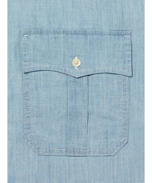 Levi's（リーバイス）の「Levi's/リーバイス ロングスリーブ ボックスシャツ（シャツ/ブラウス・メンズ・ライトインディゴブルー・XL/S/M/L）」の7枚目の写真