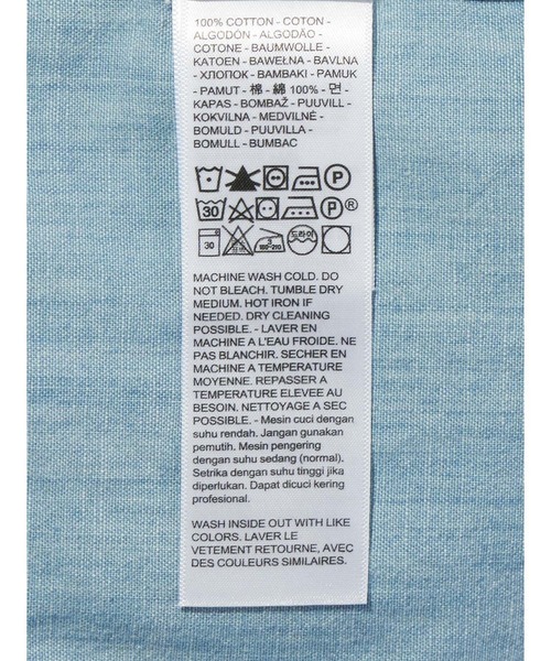 Levi's（リーバイス）の「Levi's/リーバイス ロングスリーブ ボックスシャツ（シャツ/ブラウス・メンズ・ライトインディゴブルー・XL/S/M/L）」の8枚目の写真