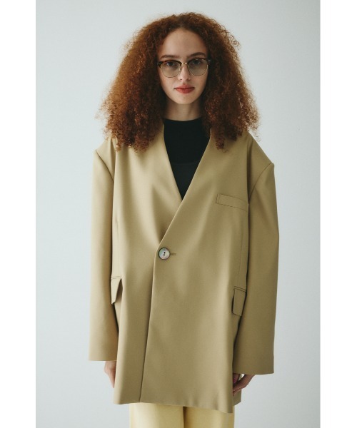 ジャケット・アウター her lip to No Collar Spring Coat Spring Outer Collection