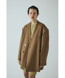 ヘリンドットサイRoundbodywool coatラウンドボディウールコート HeRIN.CYE｜ヘリンドットサイのジャケット/アウター通販 - ZOZOTOWN