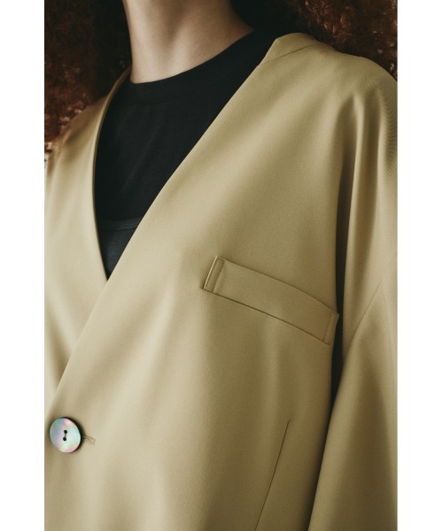 ジャケット・アウター her lip to No Collar Spring Coat Spring Outer Collection