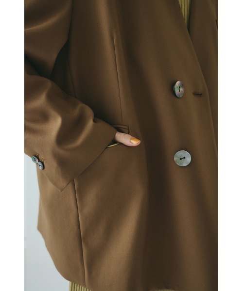 No collar over jacket ノーカラーオーバージャケット（その他アウター