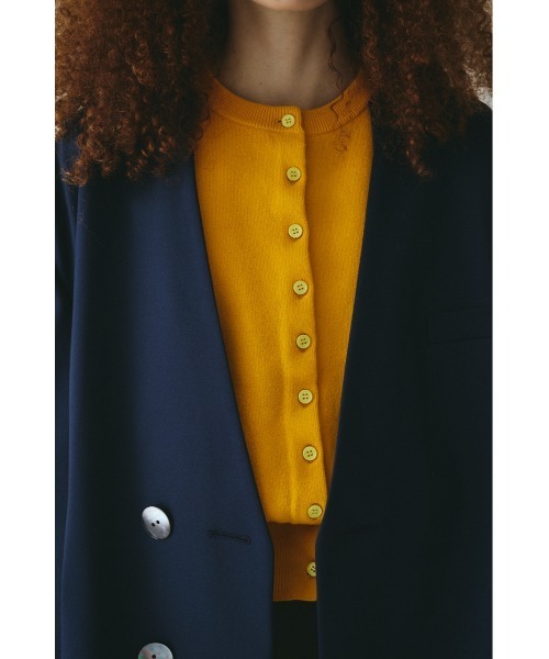 HeRIN.CYE（ヘリンドットサイ）の「No collar over jacket　　ノーカラーオーバージャケット（その他アウター・レディース・ブラウン/ネイビー/ベージュ・38/36）」の19枚目の写真