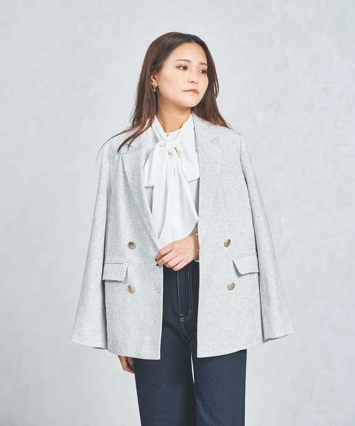 MISCH MASCH（ミッシュマッシュ）の「WEB限定 2025秋冬新作 リボンボウタイブラウス（シャツ/ブラウス・レディース・ホワイト/ブラック/ピンク・ﾌﾘ-）」の14枚目の写真