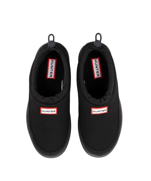 HUNTER（ハンター）の「ユニセックス イン/アウト ビーガン スエード スリッパ（スリッポン・レディース・ホワイト/ブラック・UK6/UK5/UK4/UK3/UK9/UK8/UK7）」の5枚目の写真