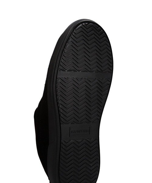 HUNTER（ハンター）の「ユニセックス イン/アウト ビーガン スエード スリッパ（スリッポン・レディース・ホワイト/ブラック・UK6/UK5/UK4/UK3/UK9/UK8/UK7）」の6枚目の写真