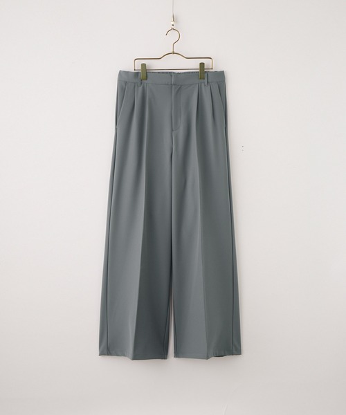 セール】【cussil/クシル】ヘビードレープ2タックワイド