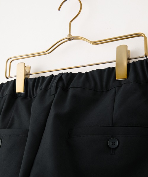 cussil（クシル）の「【cussil/クシル】ヘビードレープ2タックワイドストレートセンタープレススラックスパンツ【セットアップ対応】（スラックス・メンズ・ライトグレー/ブラック・XS/L/M/S）」の16枚目の写真