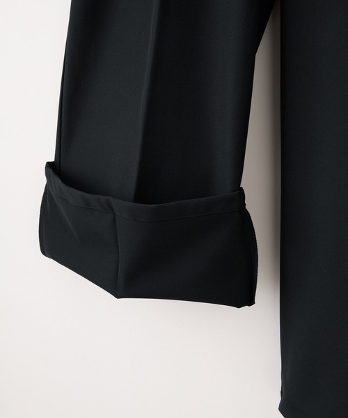 cussil（クシル）の「【cussil/クシル】ヘビードレープ2タックワイドストレートセンタープレススラックスパンツ【セットアップ対応】（スラックス・メンズ・ライトグレー/ブラック・XS/L/M/S）」の17枚目の写真