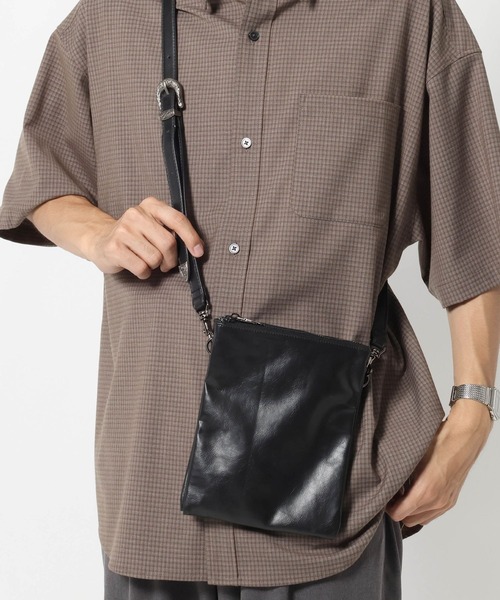 RAGEBLUE（レイジブルー）の「ウエスタンバックル//ミニショルダーバッグ（ショルダーバッグ・メンズ・ブラック系その他/ブラック/ブラウン・FREE）」の5枚目の写真