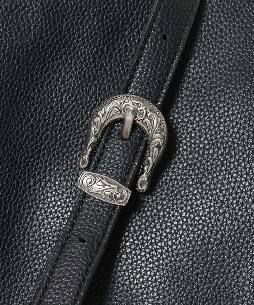 RAGEBLUE（レイジブルー）の「ウエスタンバックル//ミニショルダーバッグ（ショルダーバッグ・メンズ・ブラック系その他/ブラック/ブラウン・FREE）」の10枚目の写真