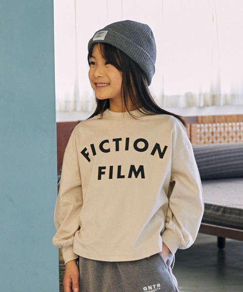 GENERATOR（ジェネレーター）の「ジェネレーター FICTIONFILM L/S Tシャツ（Tシャツ/カットソー・キッズ・ブラック/チャコールグレー/ベージュ系その他・XL/L）」の3枚目の写真