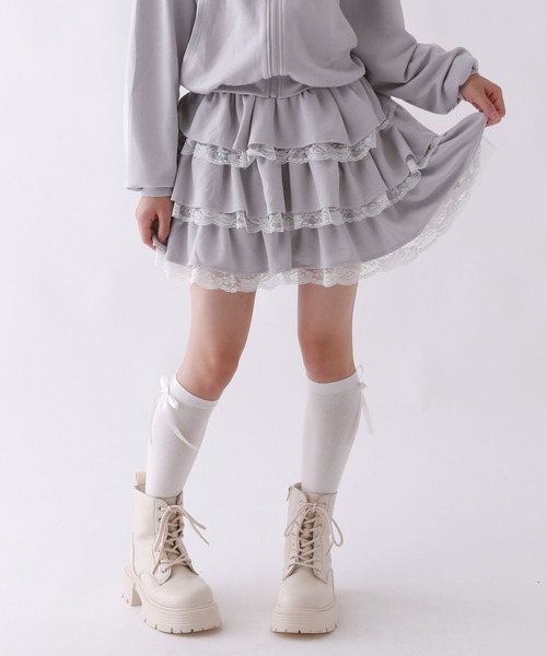 セール】【girly line】IDOLポンチフリルスカート（スカート）｜repipi