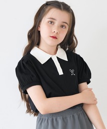 coca（coca）（コカ）の「キッズ　パフスリーブポロTシャツ（ポロシャツ・キッズ）」
