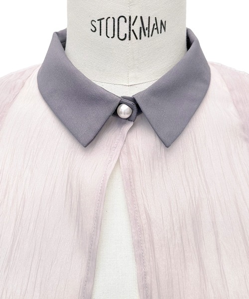 RUIRUE BOUTIQUE（ルイルエブティック）の「オケージョンドレス 結婚式 ストレッチ ｜ エアリー シアー トップス ＆ キャミ フレア ドレス ｜ 二次会 披露宴 美脚 ワンピース オケージョン お呼ばれ パーティードレス（ドレス・レディース・ブラック×ベージュ/ライトグレー/ブラック×グレー・S/M/L/LL）」の18枚目の写真