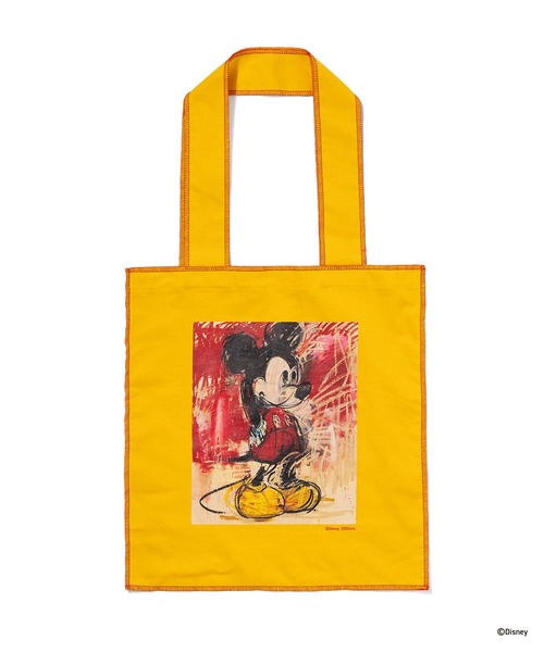 Disney(ディズニー)の「MICKEY MOUSE / TOTE(トートバッグ・メンズ・イエロー・ONE SIZE)」の1枚目の写真