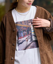 JOURNAL STANDARD relume（ジャーナルスタンダード　レリューム）の「別注 TOMOYA WATANABE フォトTシャツ（Tシャツ/カットソー）」