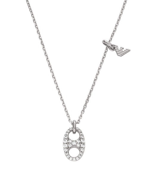 EMPORIO ARMANI（エンポリオアルマーニ）の「エンポリオ・アルマーニ アクセサリー レディース ネックレス シルバー EG3630040（ネックレス・レディース・シルバー・FREE）」の4枚目の写真
