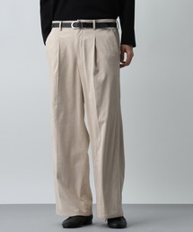 HARE | 【SET UP対応】LUXEレザーワイドフレアパンツ(HARE)(スラックス)