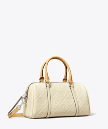 TORY BURCH（トリーバーチ）の「Tモノグラム ペブル プチバレルバッグ（ショルダーバッグ）」