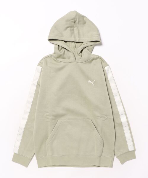 PUMA（プーマ）の「PUMA/プーマ ESS TAPE ﾘﾗｯｸｽﾄﾞHD FL G キッズ パーカー 691154（パーカー・キッズ・ブラック/ライトカーキ・130cm/140cm/150cm）」の11枚目の写真