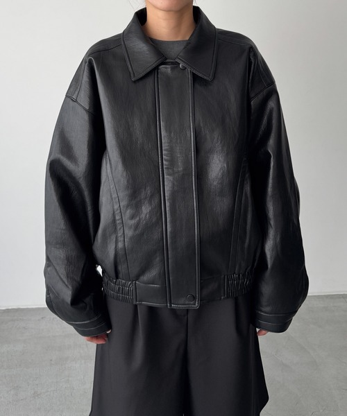 diggity 合皮ブルゾン（ブルゾン）｜CANAL JEAN（キャナルジーン）の