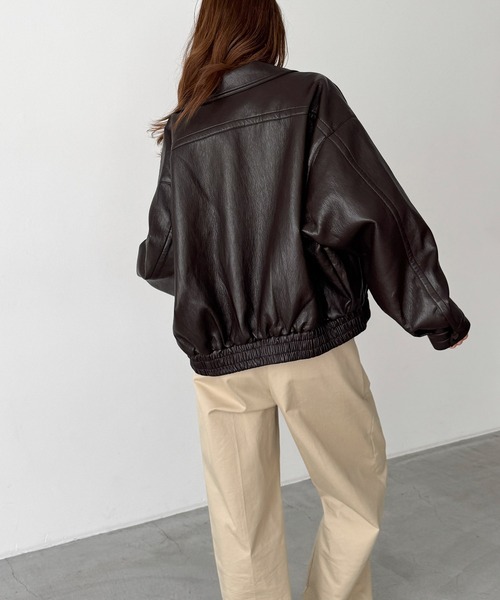 diggity 合皮ブルゾン（ブルゾン）｜CANAL JEAN（キャナルジーン）の