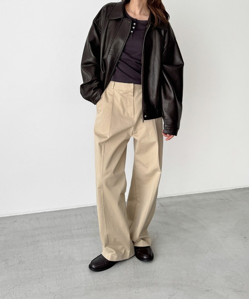 diggity 合皮ブルゾン（ブルゾン）｜CANAL JEAN（キャナルジーン）の