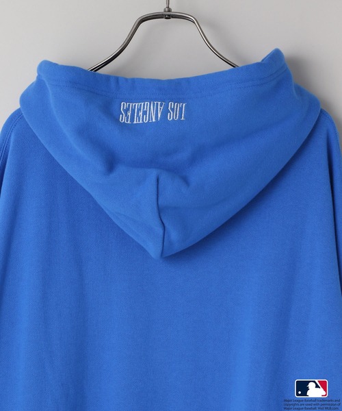 LOWRYS FARM（ローリーズファーム）の「【LFM(U)】ＭＬＢロゴスウェットパーカー　579331（パーカー・メンズ・ネイビー/ブラウン/ブルー/グリーン・MEDIUM/LARGE）」の17枚目の写真