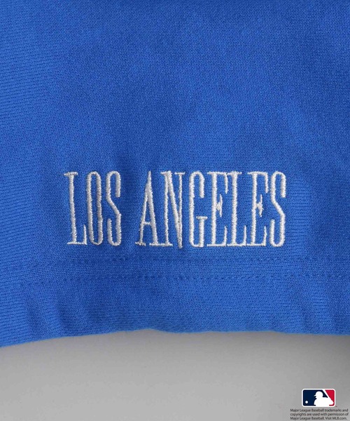 LOWRYS FARM（ローリーズファーム）の「【LFM(U)】ＭＬＢロゴスウェットパーカー　579331（パーカー・メンズ・ネイビー/ブラウン/ブルー/グリーン・MEDIUM/LARGE）」の18枚目の写真