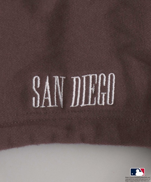 LOWRYS FARM（ローリーズファーム）の「【LFM(U)】ＭＬＢロゴスウェットパーカー　579331（パーカー・メンズ・ネイビー/ブラウン/ブルー/グリーン・MEDIUM/LARGE）」の7枚目の写真