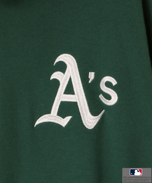 LOWRYS FARM（ローリーズファーム）の「【LFM(U)】ＭＬＢロゴスウェットパーカー　579331（パーカー・メンズ・ネイビー/ブラウン/ブルー/グリーン・MEDIUM/LARGE）」の8枚目の写真