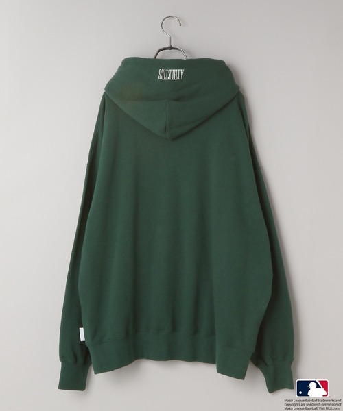 LOWRYS FARM（ローリーズファーム）の「【LFM(U)】ＭＬＢロゴスウェットパーカー　579331（パーカー・メンズ・ネイビー/ブラウン/ブルー/グリーン・MEDIUM/LARGE）」の9枚目の写真