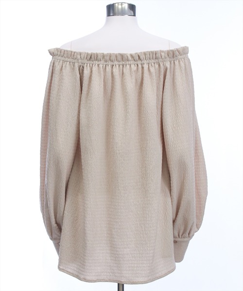 CLEAR BASIC（クリアベーシック）の「フロントボタン2way楊柳ブラウス［大人 カジュアル 着回し力抜群］≪AW新作≫（シャツ/ブラウス・レディース・ブラック/サンドベージュ/ブラウン・F）」の15枚目の写真