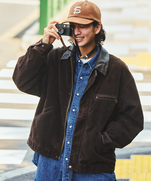 FREAK'S STORE/フリークスストア レザレッド スウェード ワーク