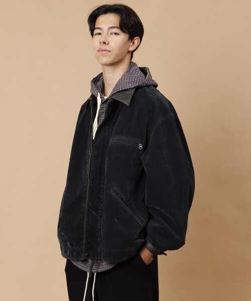 FREAK'S STORE/フリークスストア レザレッド スウェード ワーク