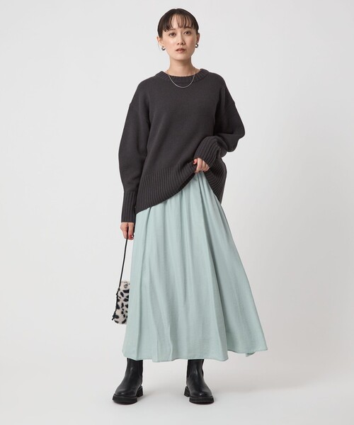 スカート Ree セール】ナロー フレア スカート（スカート）｜green label relaxing