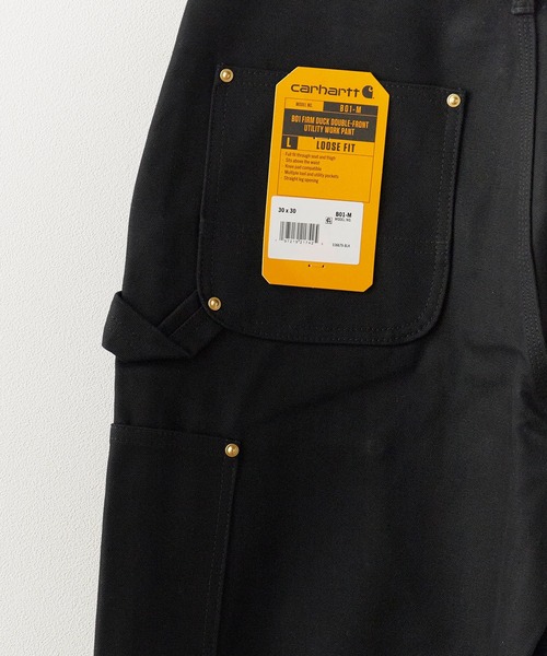 Carhartt(カーハート)の「Carhartt / カーハート BO1 FIRM DUCK DOUBLE-FRONT UTILITY WORK PANT ワークパンツ(チノパンツ・メンズ・ブラック/ブラウン・30/34/36/32)」の3枚目の写真