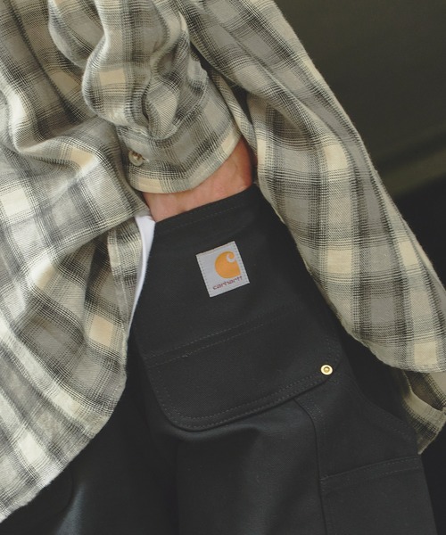 Carhartt(カーハート)の「Carhartt / カーハート BO1 FIRM DUCK DOUBLE-FRONT UTILITY WORK PANT ワークパンツ(チノパンツ・メンズ・ブラック/ブラウン・30/34/36/32)」の13枚目の写真
