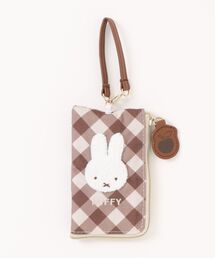 Miffy | miffy/ミッフィー ダイアゴナルチェックシリーズ キーパスポーチ(ポーチ)