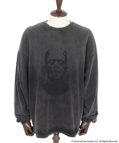 ADAM PATEK(アダムパテック)の「【ADAMPATEK/アダムパテック】Frankenstein portrait long sleeve ロングスリーブTee(Tシャツ/カットソー・レディース・ホワイト/ブラック・1/2)」の5枚目の写真