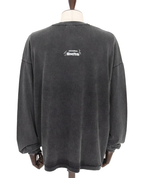 ADAM PATEK(アダムパテック)の「【ADAMPATEK/アダムパテック】Frankenstein portrait long sleeve ロングスリーブTee(Tシャツ/カットソー・レディース・ホワイト/ブラック・1/2)」の6枚目の写真