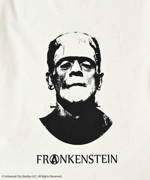 ADAM PATEK(アダムパテック)の「【ADAMPATEK/アダムパテック】Frankenstein portrait long sleeve ロングスリーブTee(Tシャツ/カットソー・レディース・ホワイト/ブラック・1/2)」の12枚目の写真