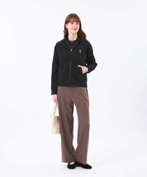 MACKINTOSH PHILOSOPHY（ﾏｯｷﾝﾄｯｼｭ ﾌｨﾛｿﾌｨｰ）の「バッキンガムベア ダンボールパーカー（パーカー・レディース・ベージュ系その他4/ダークネイビー/チャコールグレー/ブラック/グレー系その他・38）」の7枚目の写真