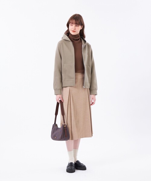 MACKINTOSH PHILOSOPHY（ﾏｯｷﾝﾄｯｼｭ ﾌｨﾛｿﾌｨｰ）の「バッキンガムベア ダンボールパーカー（パーカー・レディース・ベージュ系その他4/ダークネイビー/チャコールグレー/ブラック/グレー系その他・38）」の9枚目の写真