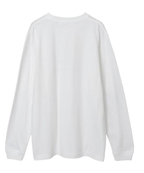 LOGEMENT DE CLAIRE(ロジュモンドクレール)の「【ANGE IN DISGUISE/アンジ イン ディスガイズ】ロングスリーブTシャツ(Tシャツ/カットソー・レディース・ホワイト/ダークネイビー/グレー・FREE)」の4枚目の写真