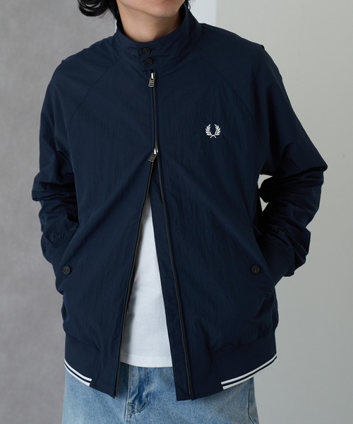 FRED PERRY（フレッドペリー）の「【FRED PERRY】CRINKLE HARRINGTON JACKET J2321（その他アウター・メンズ・ネイビー/レッド/アイボリー・XL/L/M/S）」の6枚目の写真